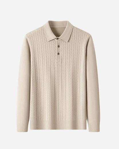 100% CASHMERE TWISTS SWEATER