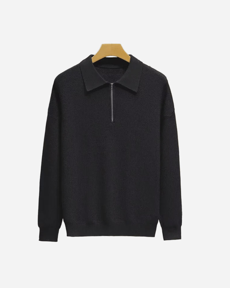 CESARE HALF ZIP SWEATER