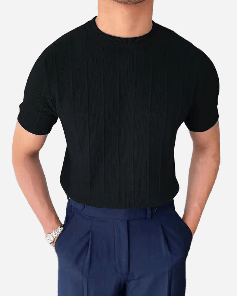 CANNES RIBBED T-SHIRT