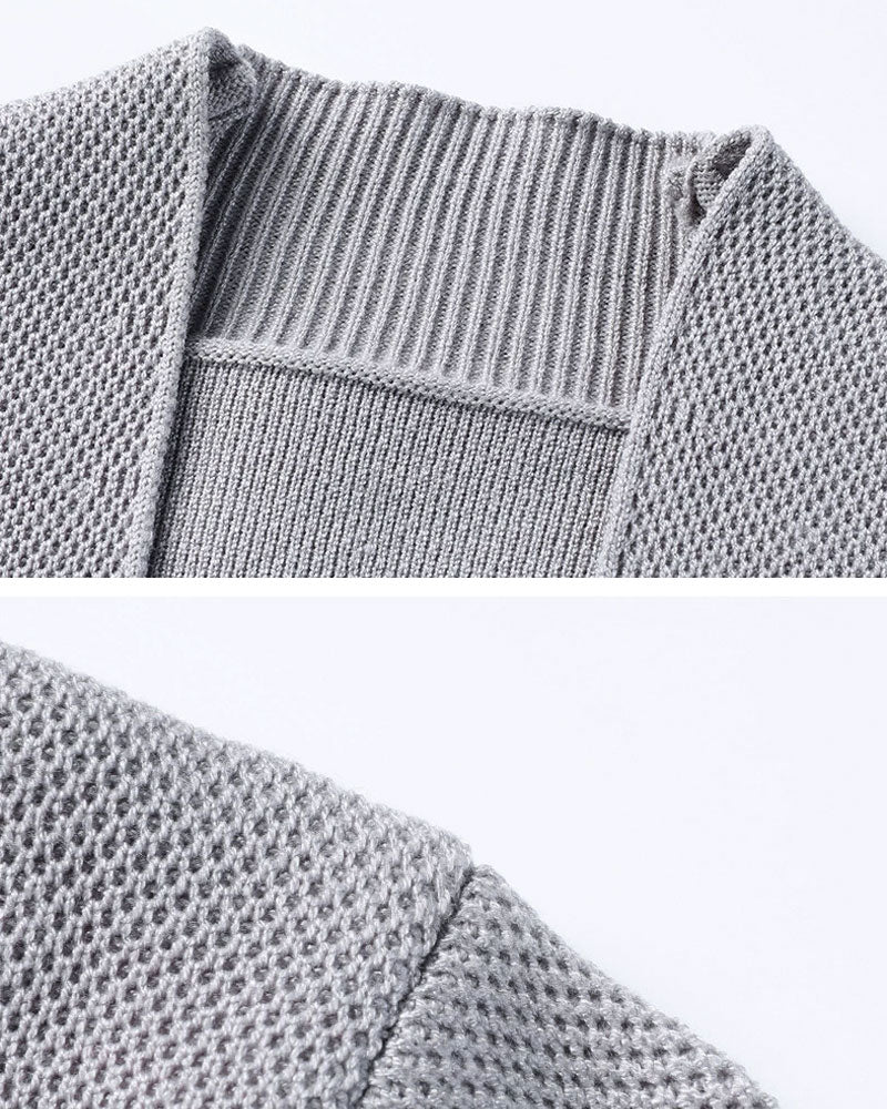 100% CASHMERE KNITTED CARDIGAN