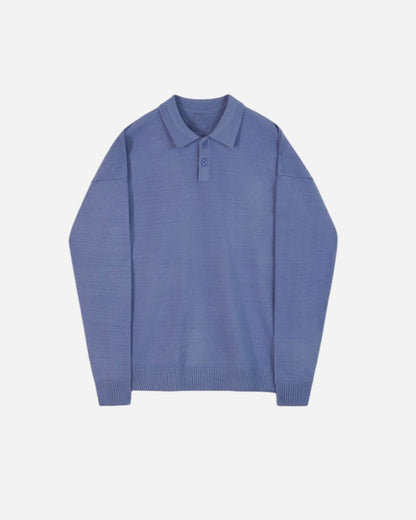 WOOLEN BUTTON HALF ZIP