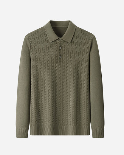 100% CASHMERE TWISTS SWEATER